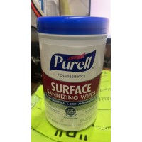 Purell 110 Count Foodservice Surface Sanitizing Wipes. 10080Canisters. EXW Los Angeles